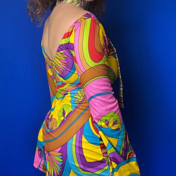 Mini hippie style dress - Picture 2 of 4